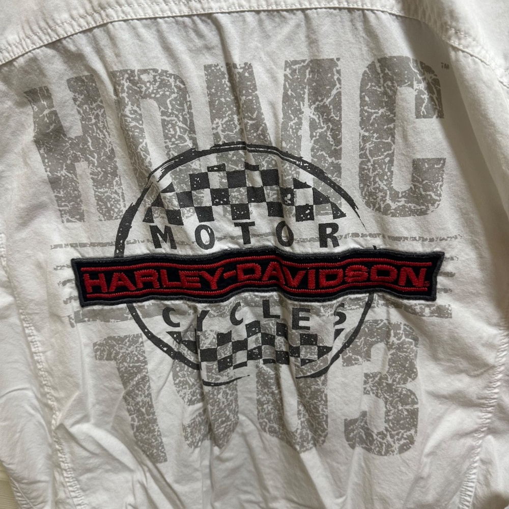 Harley-Davidson Riding Button Shirt Large - Picture 5 of 6